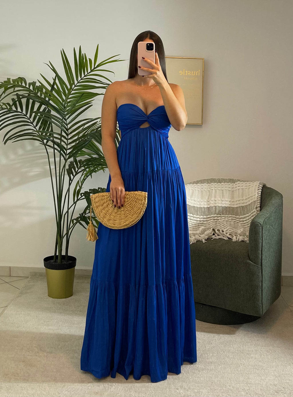 BLUE MAXI DRESS